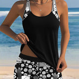 Laura - Two-Piece Bikini Set with Floral Print