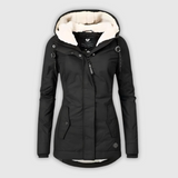 Erika - Waterproof Long Coat with Hood and Lining
