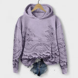 Grace – Vintage Hoodie with Floral Motif