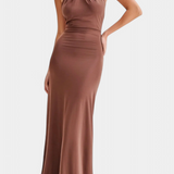 Trinity - Halter Dress Adjustable Open Back