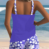 Laura - Two-Piece Bikini Set with Floral Print