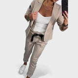 Karolina Tailored Set with Soft Blazer and Trousers