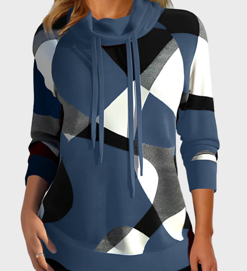 Artistic – Designed Knitted Hoodie