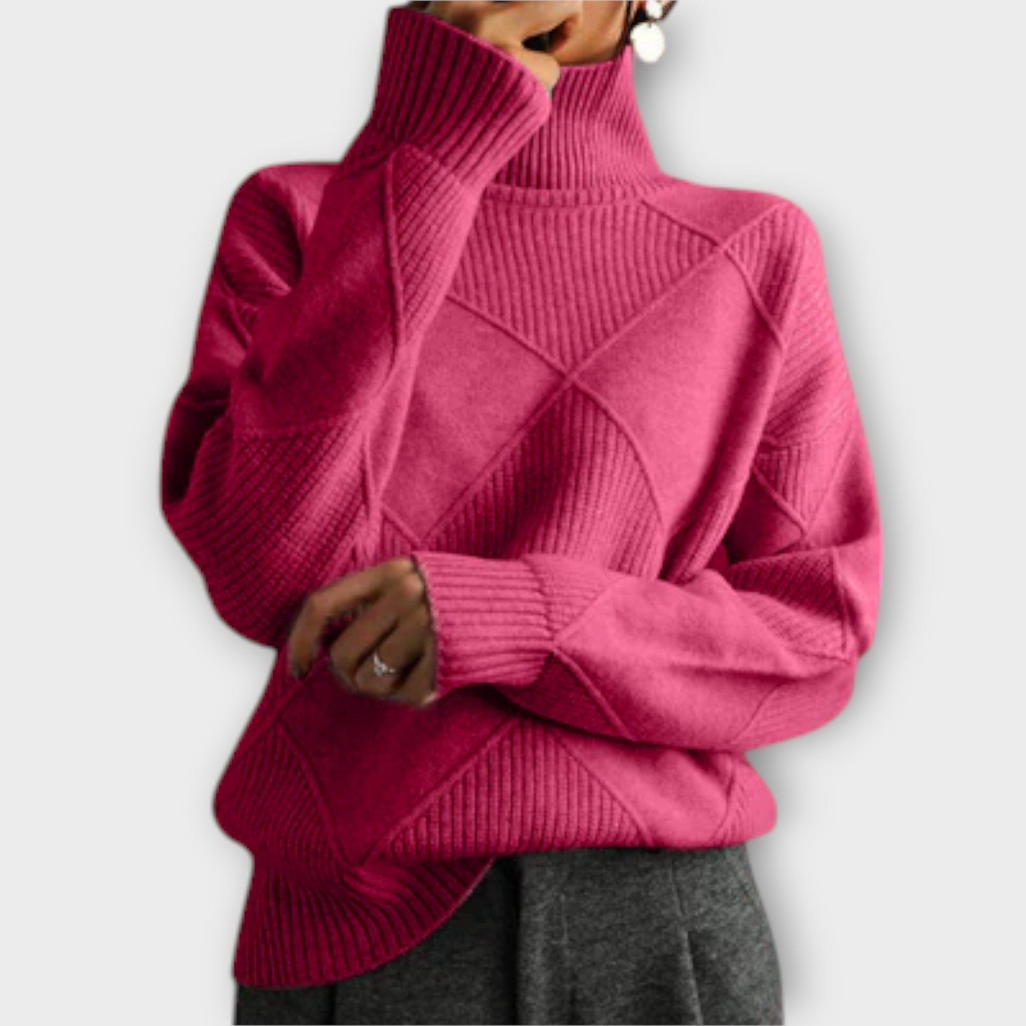 Mekana - Comfortable Turtleneck Sweater
