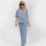 Elegant Double Set of Shirt and Pants