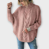 Elysian - Knitted Sweater with Braided Pattern