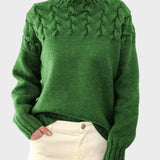 Anja - Women's Knit Turtleneck Sweater