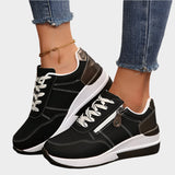 Orthopedic Shoes with Patent Zipper and Thick Sole