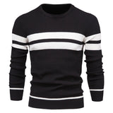 Kaufmann™ | Modern striped pattern men's sweater