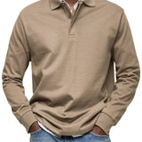 Laurent Celje | Luxury Long Sleeve Polo Shirt