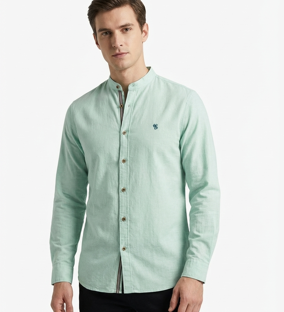 Tobias™ | Modern Men's Long Sleeve Polo Shirt