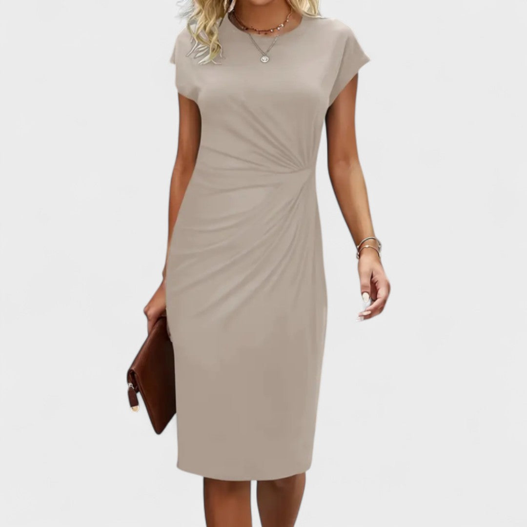 Elvira - Elegant Dress with Short Sleeves