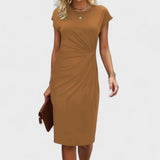 Elvira - Elegant Dress with Short Sleeves