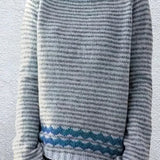 Teja - Women's Casual Sweater with Discreet Stripes
