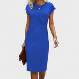 Elvira - Elegant Dress with Short Sleeves