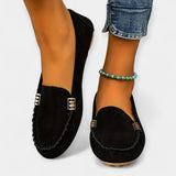 Loafers with Metallic Details