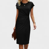 Elvira - Elegant Dress with Short Sleeves