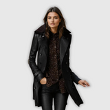 Elina – Lined Leather Jacket for Comfort and Style