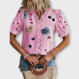 Hermina - V-Neck Blouse