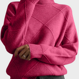 Jana - pullover with a high collar made from luxurious cashmere