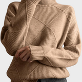 Jana - pullover with a high collar made from luxurious cashmere
