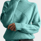 Jana - pullover with a high collar made from luxurious cashmere