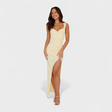 Constança - Elegant Long Dress with Open Back