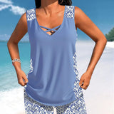Márcia - Tankini with geometric print