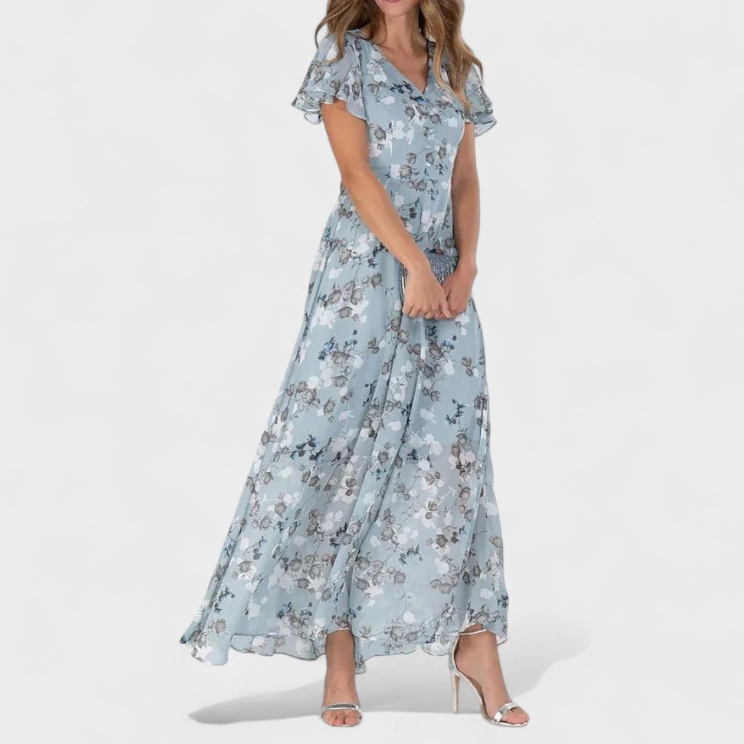 Mila - Elegant Long Dress in Luxurious Style