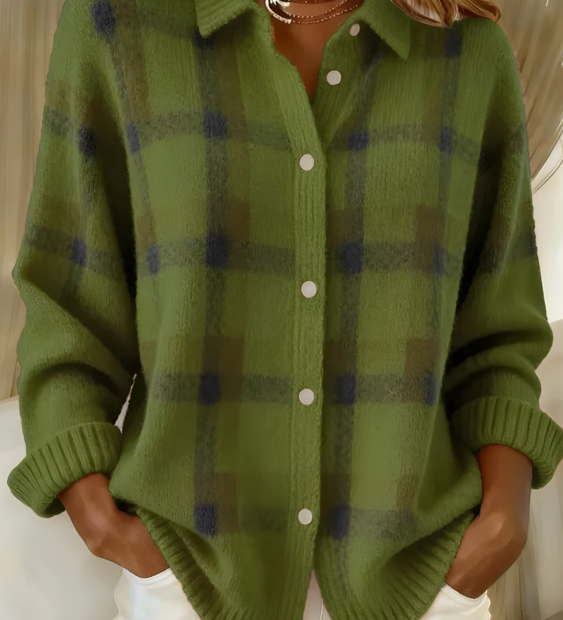 Ana™ – Checkered Knit Vest
