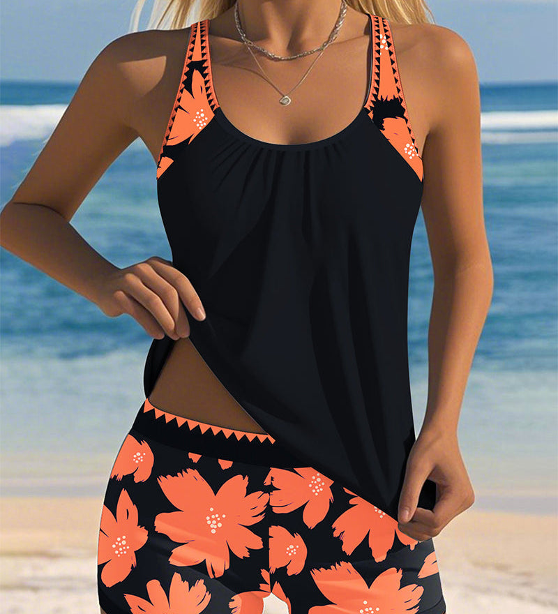 Mariana - Sleeveless Tankini with U-Neck