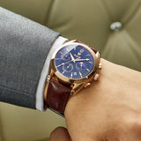 Luxury watch with a handmade strap
