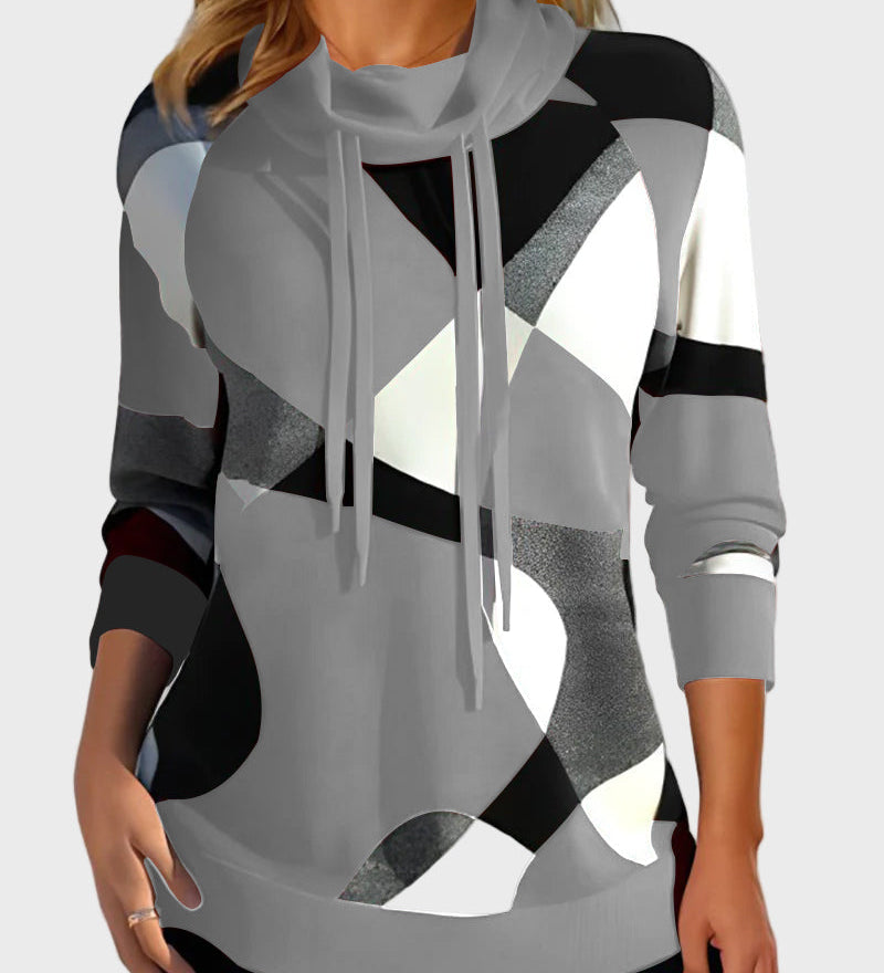Artistic – Designed Knitted Hoodie