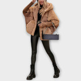 Ava - Elegant Fluffy Coat