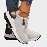 Orthopedic Shoes with Patent Zipper and Thick Sole