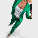 Karolina Tailored Set with Soft Blazer and Trousers