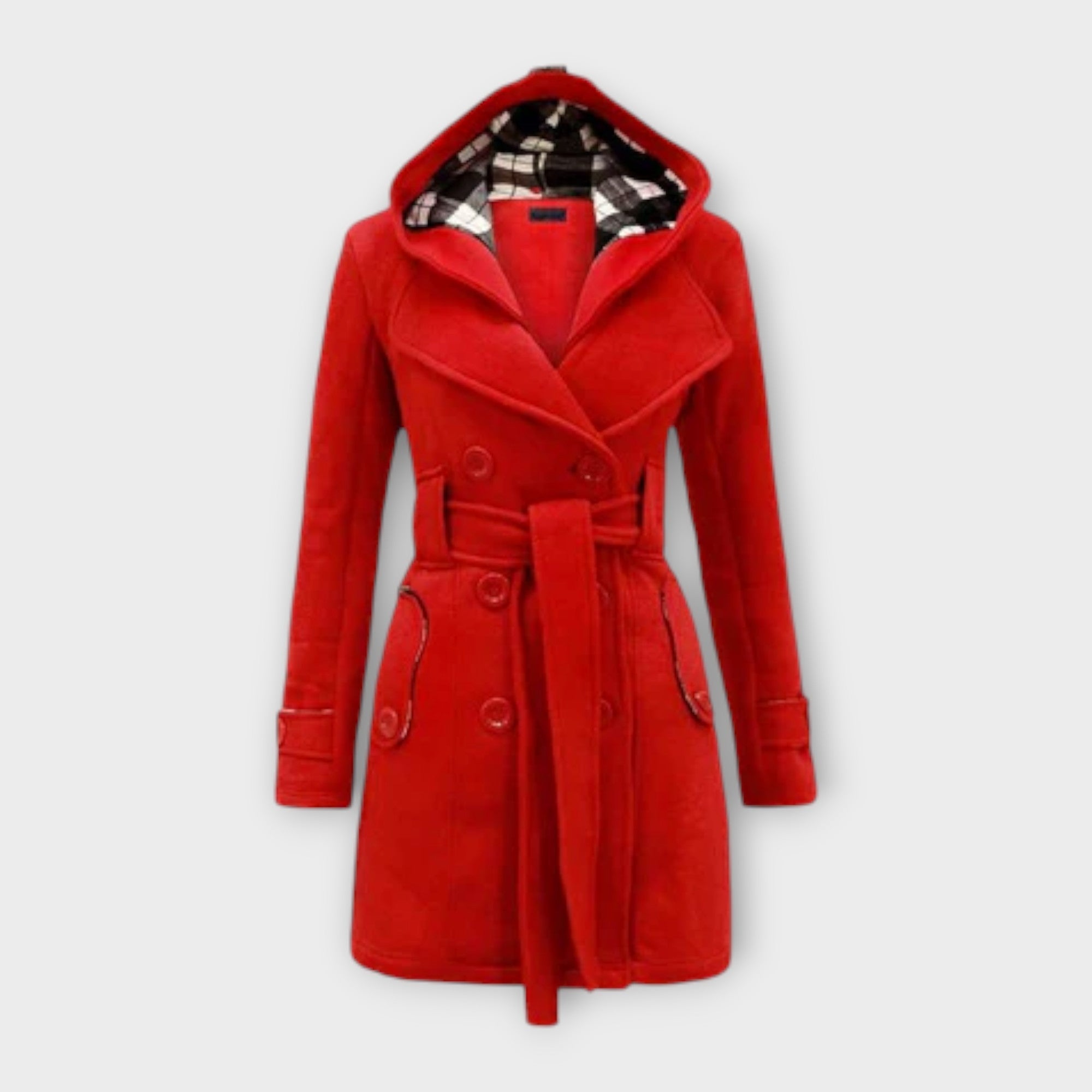 Evelyn - Winter Coat with a Brim.