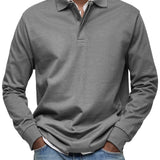 Laurent Celje | Luxury Long Sleeve Polo Shirt