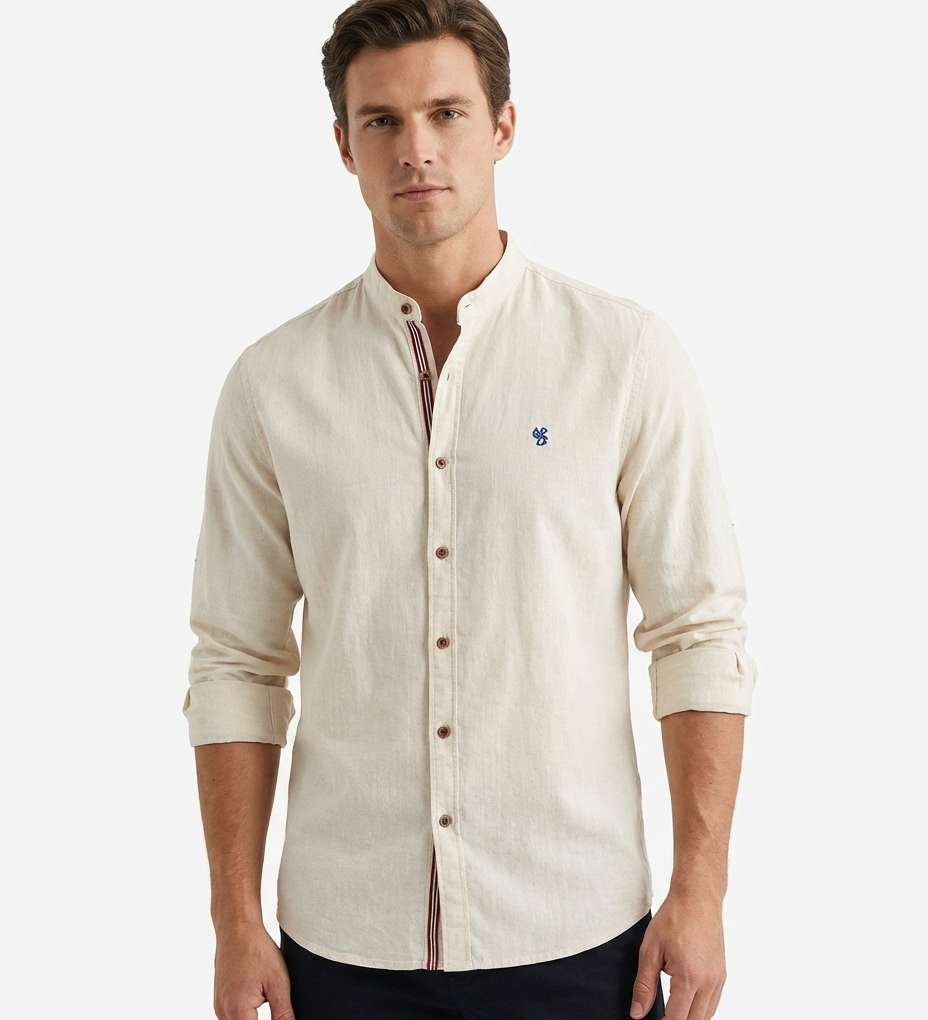 Tobias™ | Modern Men's Long Sleeve Polo Shirt