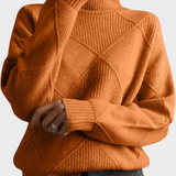 Jana - pullover with a high collar made from luxurious cashmere