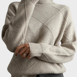 Jana - pullover with a high collar made from luxurious cashmere