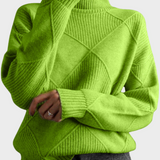 Jana - pullover with a high collar made from luxurious cashmere