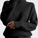 Jana - pullover with a high collar made from luxurious cashmere