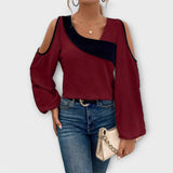 Anica - Blouse with Square Neckline