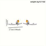Bird Cartoon Earrings