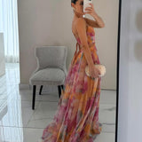Giselle - Magical Maxi Dress with Floral Print