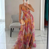 Giselle - Magical Maxi Dress with Floral Print