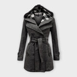 Evelyn - Winter Coat with a Brim.