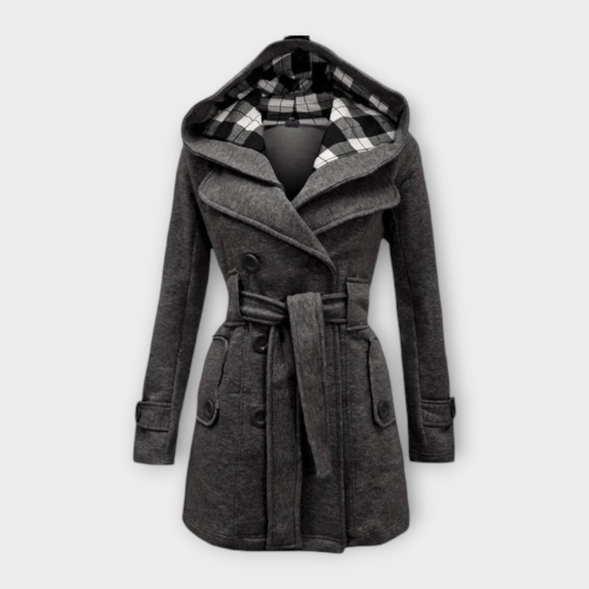 Evelyn - Winter Coat with a Brim.