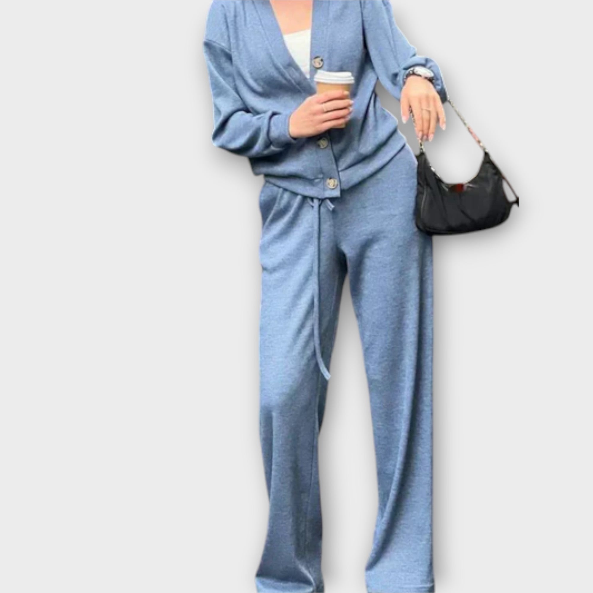 Hedviga - Complete Knit Coat and Pants Set